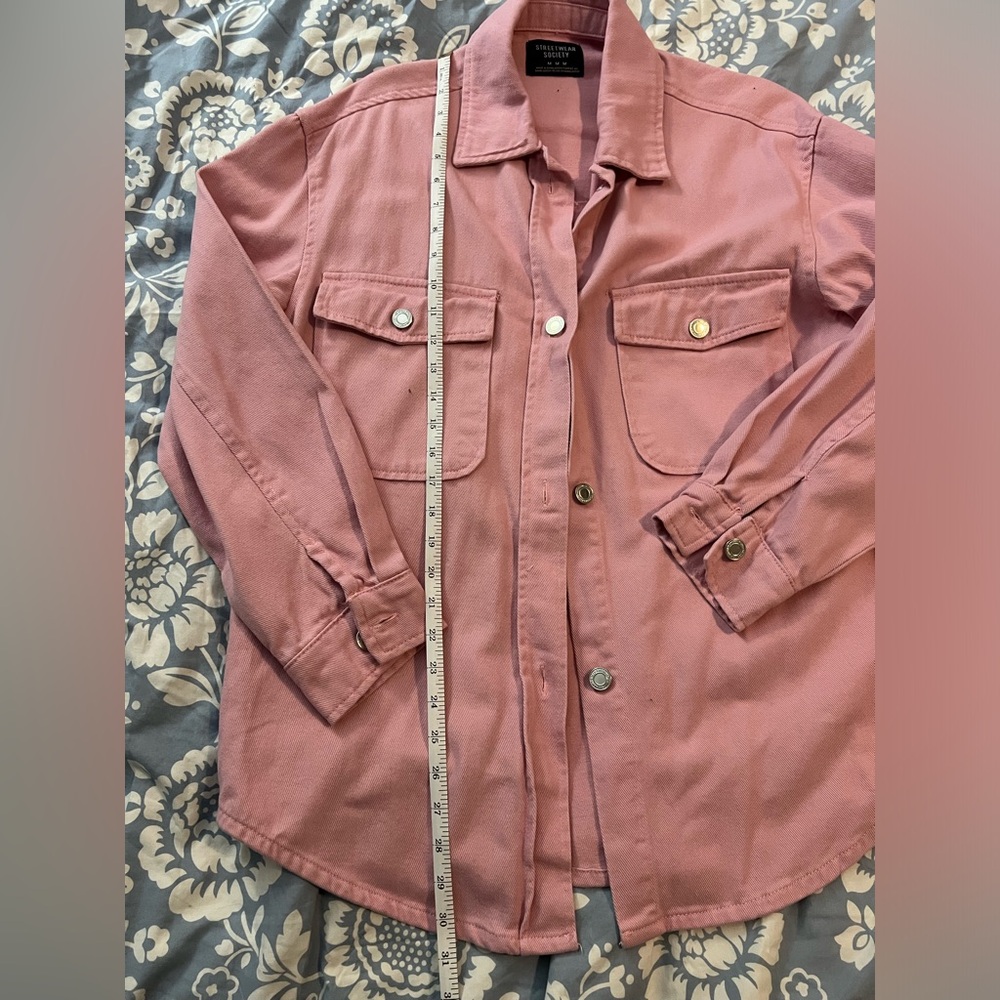 Pink Boyfriend Style Jacket
